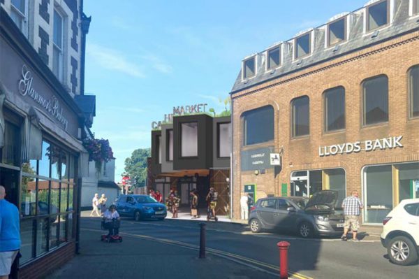 How the new market could look from Cardiff Road