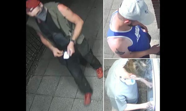 Gwent Police would like to speak to the people pictured on CCTV about the burglaries at Libanus Primary School