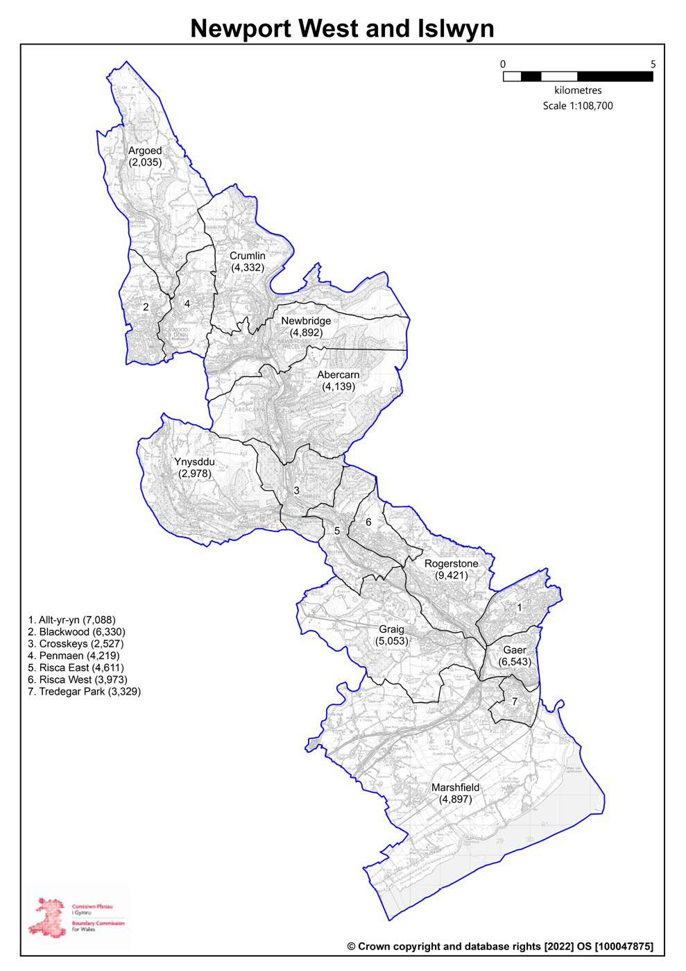 Proposals for the new Newport West and Islwyn parliamentary constituency