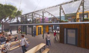 An artist’s impression of what the new market could look like