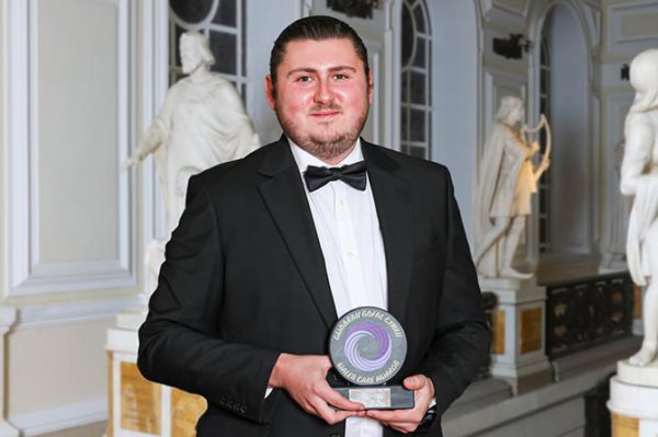 Chris Davis has won at the Wales Care Awards
