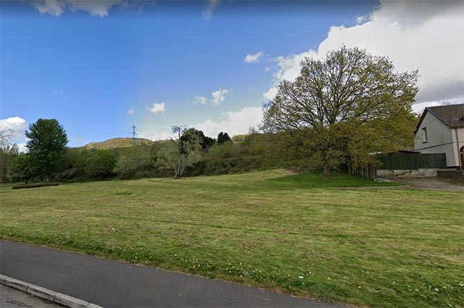 Land off James Street, Trethomas, could be built on