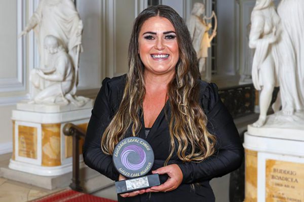 Sarah Russell has won a Wales Care Award