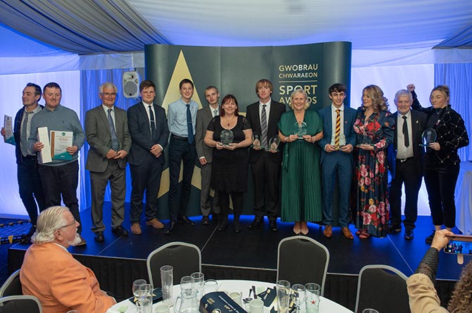 The winners of the Sport Caerphilly Awards 2022