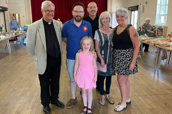 Senedd Member for Caerphilly, Hefin David, visited the church in the summer