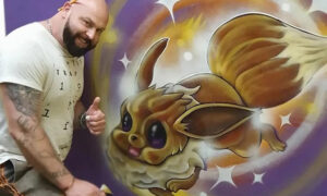 Creator of the Valley Art Street Project, Matt Dey