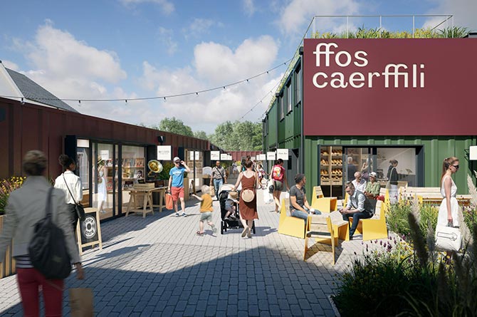 New images showing how the new 'Ffos Caerffili' could look