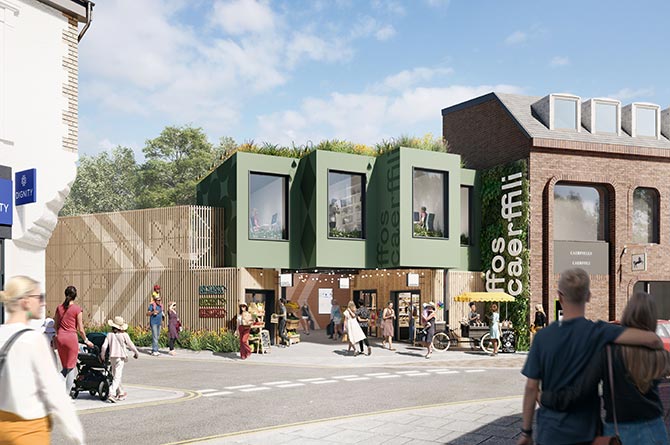 New images showing how the new 'Ffos Caerffili' could look
