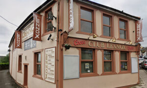 The former Club Lennox, in Bargoed