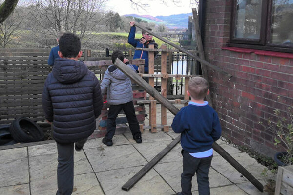 Kids at the club are given freedom to explore and create