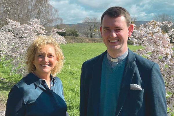 Diane Brierley and Reverend Dean Roberts
