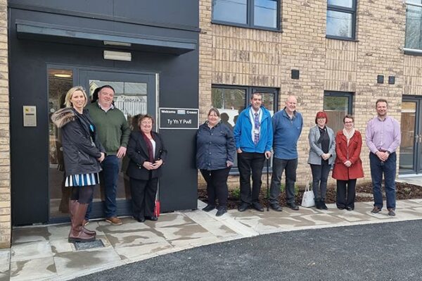 Bedwas, Trethomas and Machen community councillors visited the new apartments on March 30
