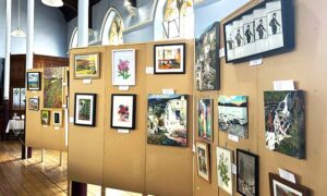 Artwork on display at the Vanguard Centre
