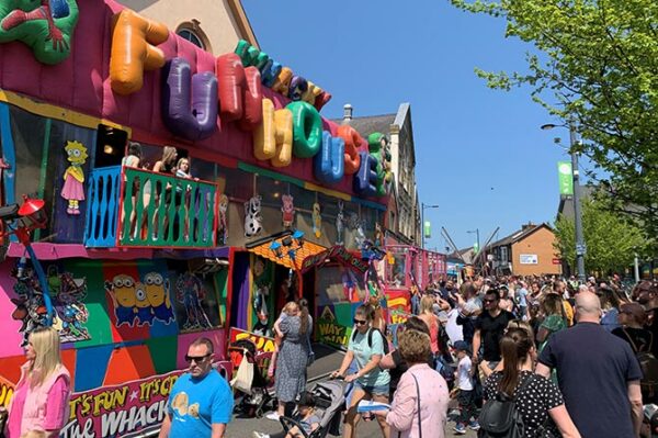 16,000 visitors came to Bargoed for the town's first-ever May Fair