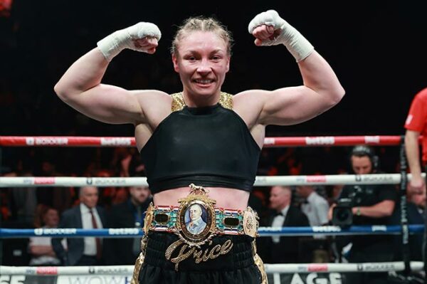 Lauren Price is the first ever British Female Welterweight champion