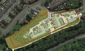 How the development on Rhymney's former Aldi site could look