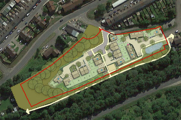 How the development on Rhymney's former Aldi site could look