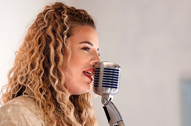 Becky has been singing in and around Caerphilly her whole life