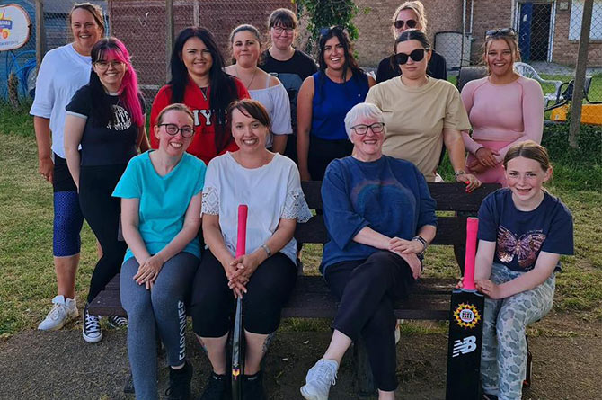 Machen Cricket Club are looking to raise the profile of women's cricket