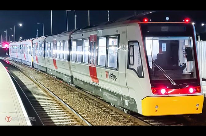 Brand new tram trains are being tested in south Wales
