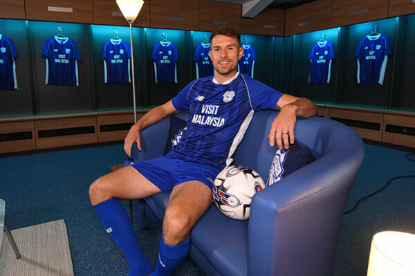 Aaron Ramsey has been officially unveiled as a Cardiff City player