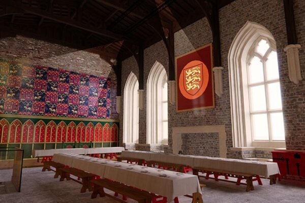 The Great Hall at Caerphilly Castle