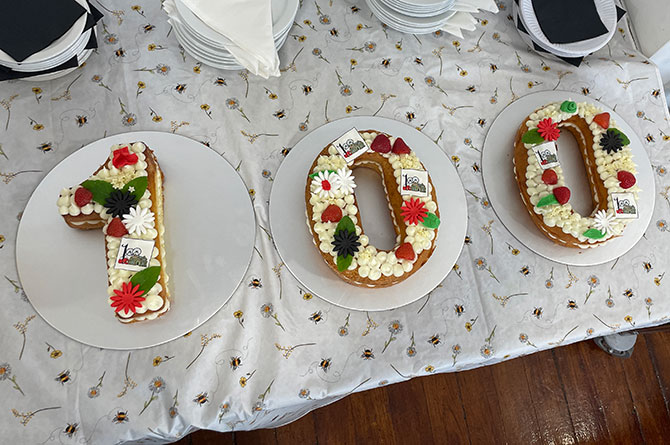 The centenary cake 