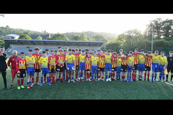 Llanbradach AFC hosted French side ASS Servel for a football match at the Centre for Sporting Excellence
