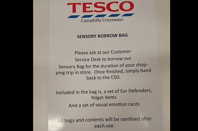 The initiative can only be found in Tesco Caerphilly 