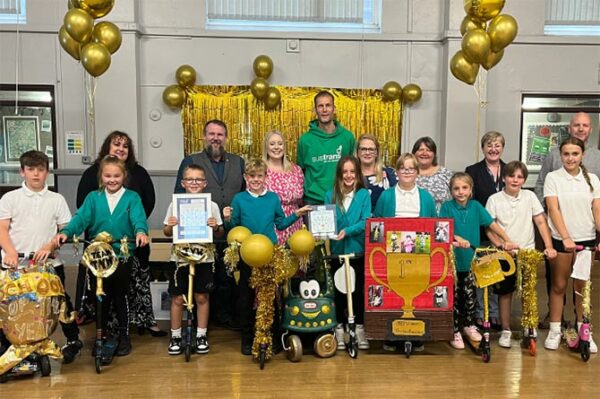 Ty'n y Wern Primary School has received an Active Journeys Gold Award