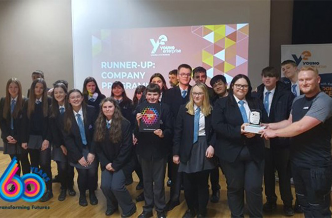 Blackwood Comprehensive pupils earned success at the Young Enterprise and Team Programme of the Year Awards 