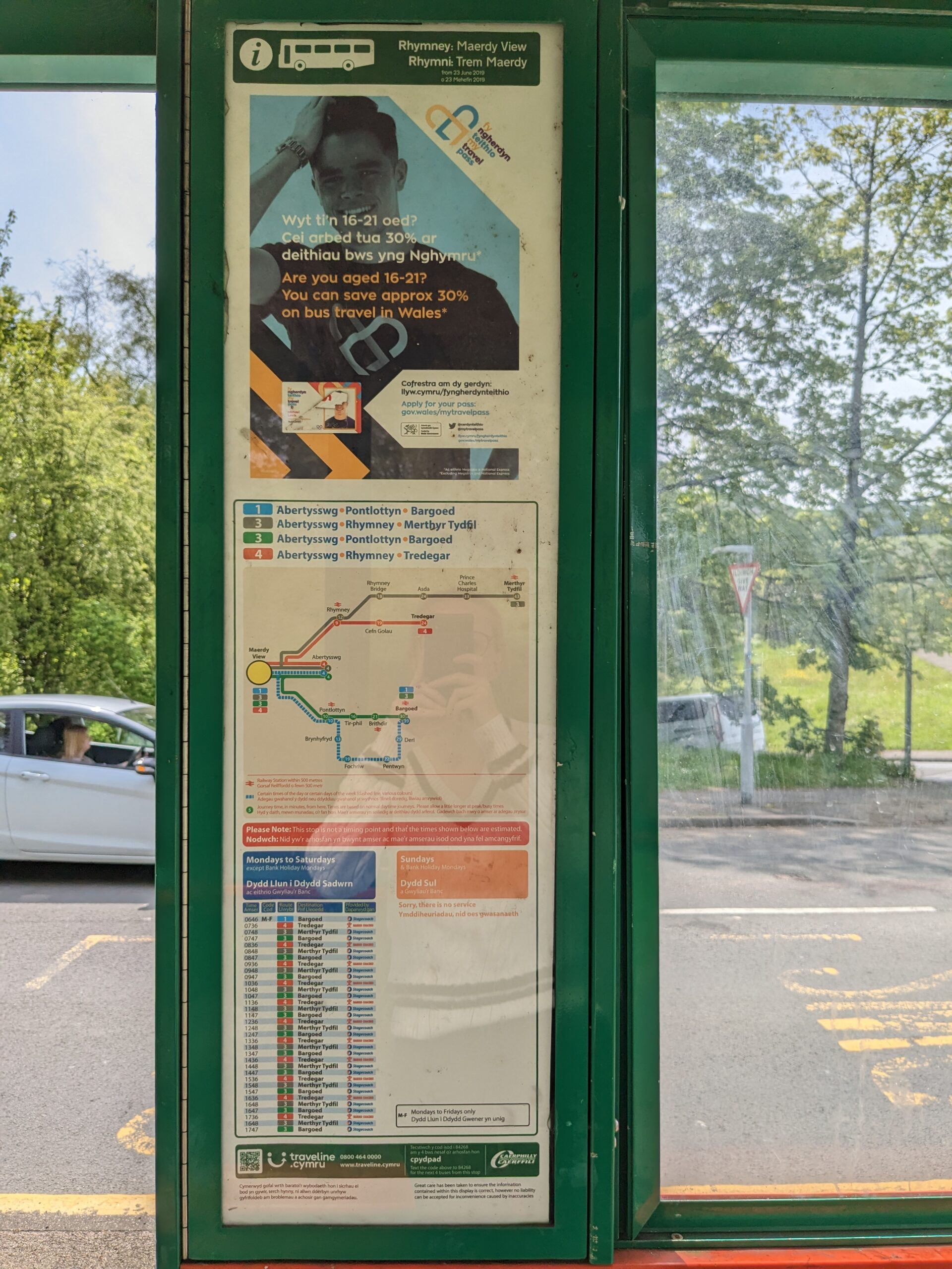 Stagecoach Caerphilly elderly passengers need bus timetables
