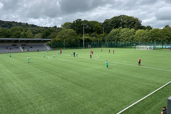 Caerphilly Athletic saw off Machen 3-0 in Ystrad Mynach