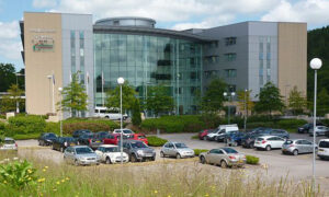 Caerphilly County Borough Council's Ty Penallta headquarters in Tredomen
