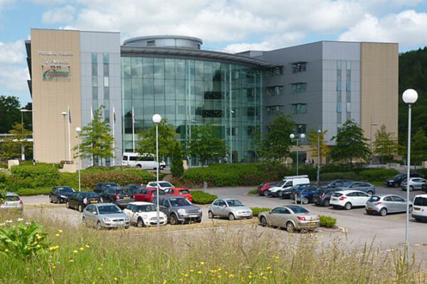 Caerphilly County Borough Council's Ty Penallta headquarters in Tredomen