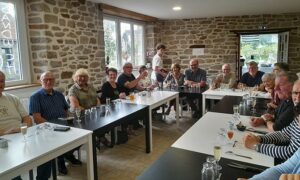 Caerphilly and District Twinning Association members during their 2023 trip to Brittany