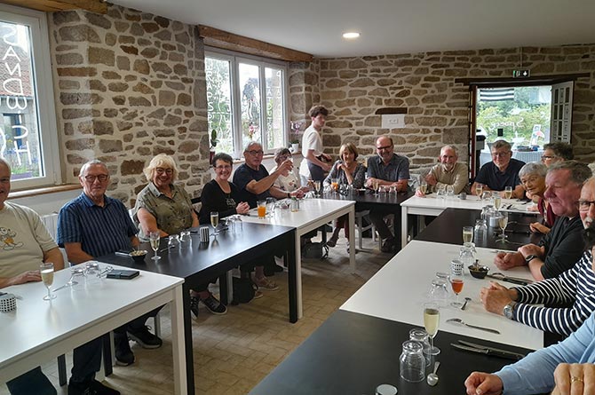 Caerphilly and District Twinning Association members during their 2023 trip to Brittany