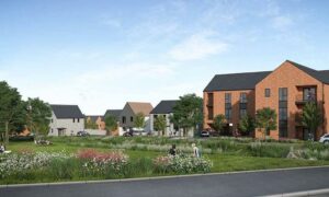 An artist's impression of the proposed development