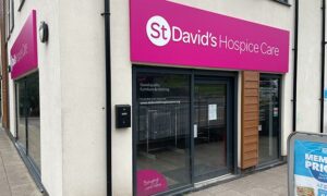 St David's Hospice is set to open its new charity shop in Machen this month