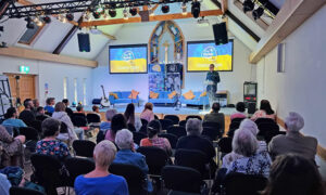 Around 70 people attended the Parish Trust's Ukraine Night in Trethomas