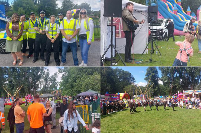 More than £800 was raised at Ystrad Mynach Park Fundraiser