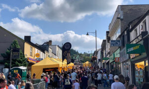 A variety of stalls were set up along Cardiff Road as part of the Little Cheese festival