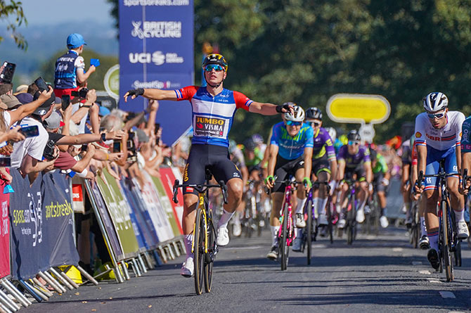 Dutchman Olav Kooij has claimed his hat-trick of consecutive wins at this years Tour of Britain