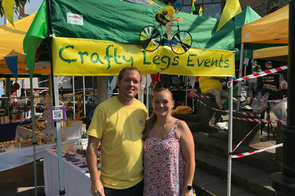 Gareth Clint and Sarah Harris-Clint of Crafty Legs