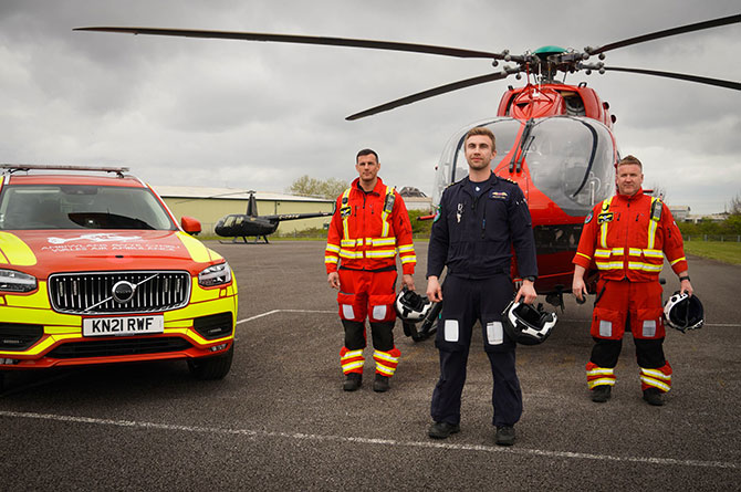 Wales Air Ambulance relies entirely on donations