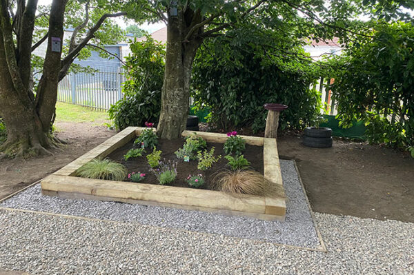 Blackwood Primary School's new 'secret garden'