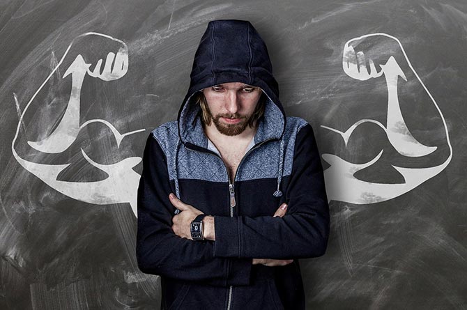 Masculinity stock image