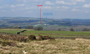 View of Gelliargwellt Uchaf Farm in Gelligaer