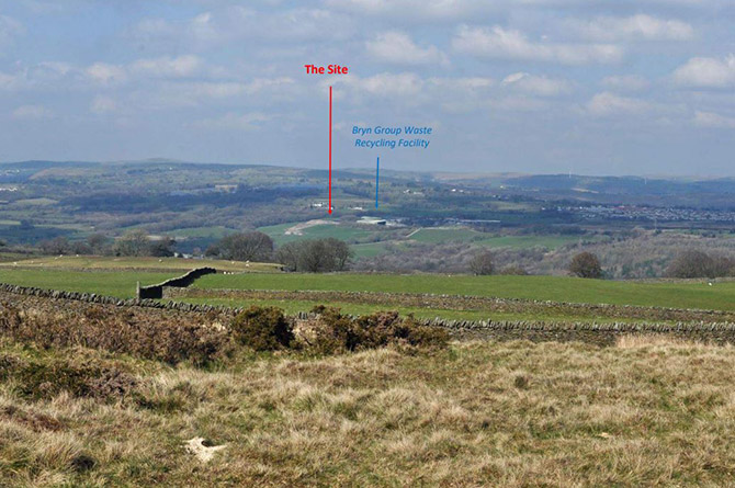 View of Gelliargwellt Uchaf Farm in Gelligaer