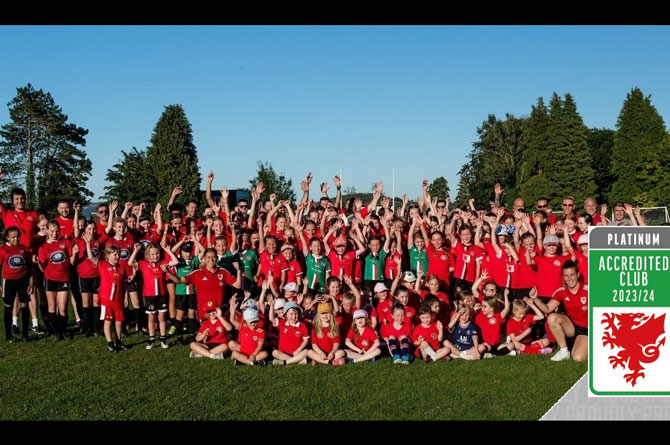 Caerphilly Dragons FC is home to over 300 female footballers